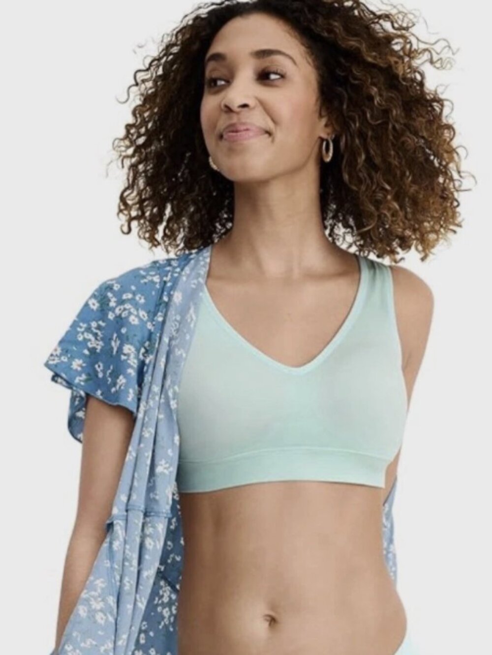 Jockey Light Mint Green Wireless Bralette